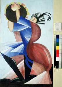 Costume teatrale per la pièce "Romeo e Giulietta" di William Shakespeare da Alexandra Alexandrowna Exter