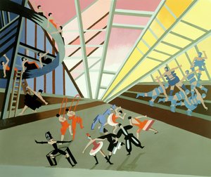 Progetto di luce per un balletto, pub. 1930 da Alexandra Alexandrowna Exter