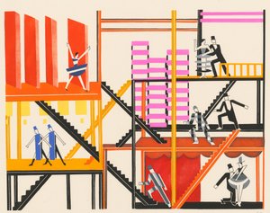 Scenografia dal portfolio Décors de Théâtre, 1930