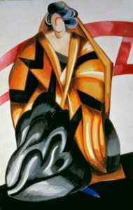 Figurina della nutrice per la rappresentazione Mosca, Teatro Kamerny, 17 maggio 1921 da Alexandra Alexandrowna Exter