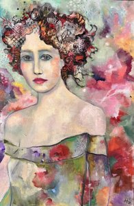 Ritratto floreale sereno da Alexandra Higgins