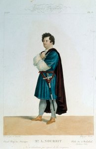 Il tenore francese Adolphe Nourrit (1802-1839) nel ruolo di Melechtal nell