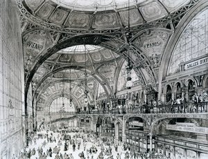 Stazione Centrale, Bucarest, Romania, da Orientalisme et Architecture Contemporaine da Alexandre Auguste Louis Marcel