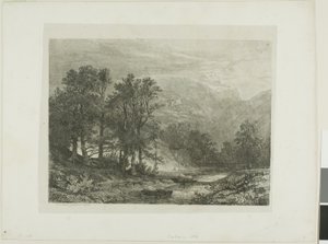 Paesaggio alpino da Alexandre Calame
