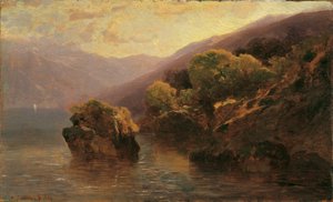 Parte del Lago di Ginevra da Alexandre Calame