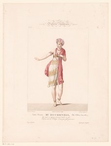Ritratto di Madame Duchenois nel ruolo di Alzire da Alexandre Chaponnier
