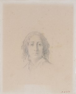 Ritratto di George Sand da Alexandre Damien Manceau