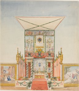 Altare da campo portatile per Carlo X da Alexandre Denis Abel de Pujol