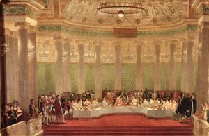 Il banchetto per il matrimonio di Napoleone Bonaparte (1769-1821) e Maria Luisa d