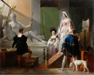 Diane de Poitiers visita Jean Goujon