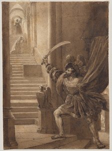 Francesco I brandisce una spada da Alexandre Evariste Fragonard