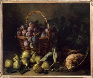 Natura morta, fichi e prugne da Alexandre Francois Desportes