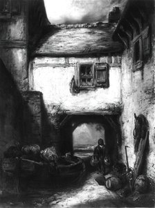 Cortile da Alexandre Gabriel Decamps