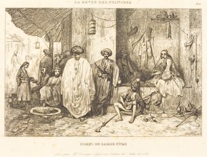 Il Corpo di Guardia da Alexandre Gabriel Decamps