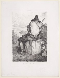Guardiano di maiali, 1843 da Alexandre Gabriel Decamps