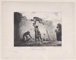La salita, dalla serie Scene di caccia da Alexandre Gabriel Decamps