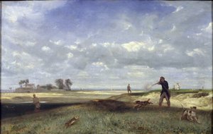 La caccia, 1847 da Alexandre Gabriel Decamps