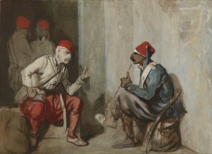 Guardie turche da Alexandre Gabriel Decamps