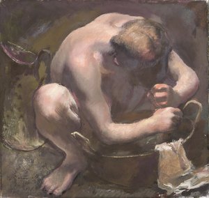 Modella che si lava i capelli, 1929