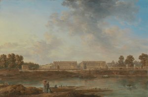 Una vista di Place Louis XV, c.1775-87 da Alexandre Jean Noel
