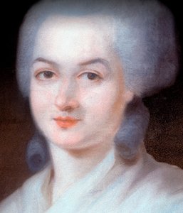 (dettaglio) Ritratto di Olympe de Gouges