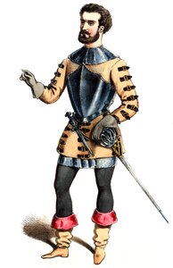 Auber - Haydée - Hermann Léon, ruolo di Malipieri - litografia di Alexandre Lacauchie, 1847
