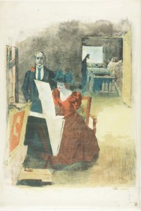 Copertina per il portfolio, I pittori-litografi (Les Peintres Lithographes) da Alexandre Lunois