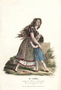 Ballerina Miss Marie Cheza come Jenny nel balletto-pantomima Jenny di Jean-Louis Aumer da Alexandre Marie Colin