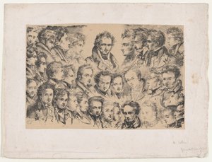 Girodet e i Suoi Studenti da Alexandre Marie Colin
