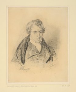 Ritratto di Richard Parkes Bonington, c.1825-30 da Alexandre Marie Colin