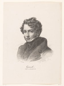 Ritratto di Théodore Géricault da Alexandre Marie Colin