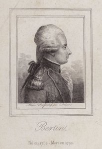 Antoine de Bertin, poeta francese (incisione) da Alexandre Massard