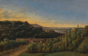 Veduta di Saint-Cloud, Vicino alla Senna da Alexandre Pau de St. Martin