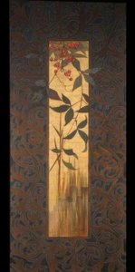 Composizione con ninfa alata che soffia sulle canne da Alexandre de Riquer
