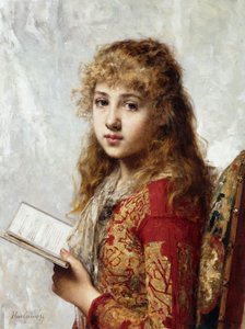 Contemplazione da Alexei Alexevich Harlamoff