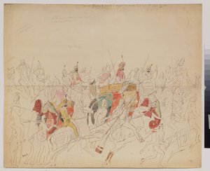 Il Maharaja Sher Singh (1807-1843) del Punjab e la sua corte da Alexei Dmitrievich Saltykov