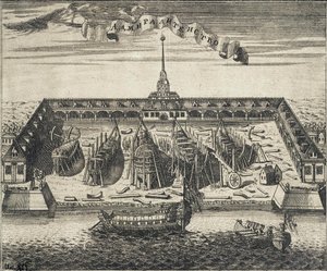 Veduta del cantiere navale dell
