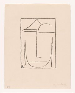 Senza titolo (testa) da Alexei Jawlensky (signed by artist)