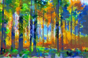 Foresta,2020,(tecnica mista)