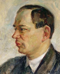 Ritratto di Vissarion Shebalin (1902-63) da Alexei Nikolayevich Arzhenikov