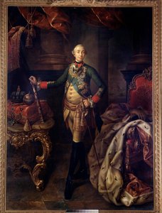 Ritratto a figura intera di Pietro III da Alexei Petrovich Antropov