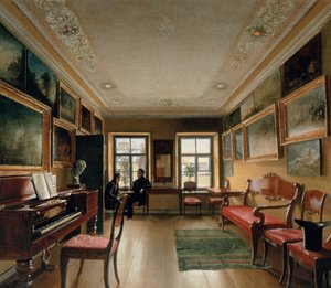 Interno di una casa padronale, anni 1830 da Alexei Vasilievich Tyranov