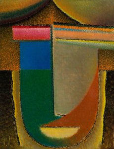 Testa astratta Africa, 1933 da Alexej von Jawlensky