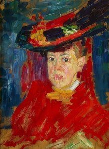 Ritratto di Marianne von Werefkin da Alexej von Jawlensky