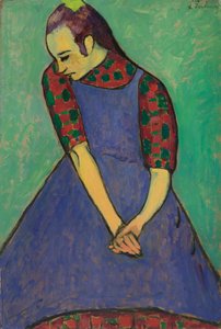 Grembiule blu da Alexej von Jawlensky