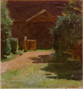 Ingresso al castello di Ansbaki da Alexej von Jawlensky
