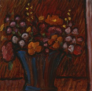 Natura morta floreale; Blumenstilleben, 1936 da Alexej von Jawlensky