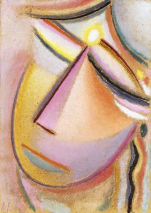 Heilandsgesicht: Testa Chinata, 1923 da Alexej von Jawlensky