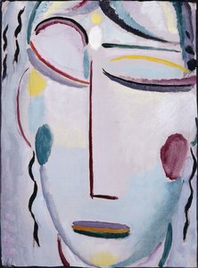 Heilandsgesicht: la Resurrezione o La Nuova Vita II; Heilandsgesicht: Auferstehung o Das Neue Leben II, 1918 da Alexej von Jawlensky