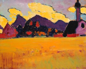 Paesaggio vicino a Murnau, c.1910 da Alexej von Jawlensky